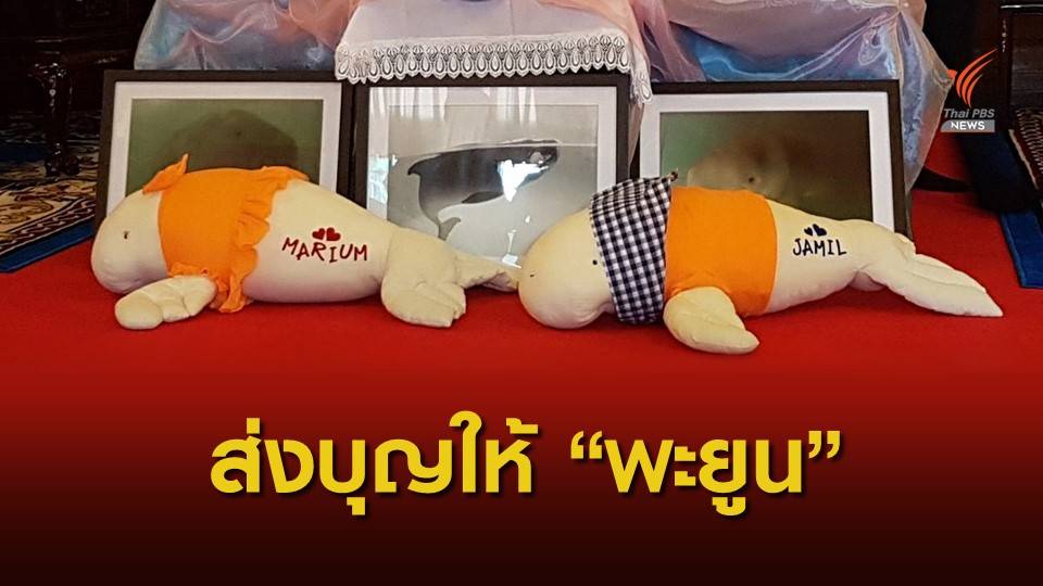 ทำบุญ "มาเรียม-ยามีล" สัญลักษณ์อนุรักษ์สัตว์ทะเล