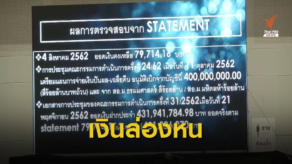 จ่อแจ้งความ 4 อดีตบิ๊กสหกรณ์ครูขอนแก่น หลังเงินหาย 431 ล้าน