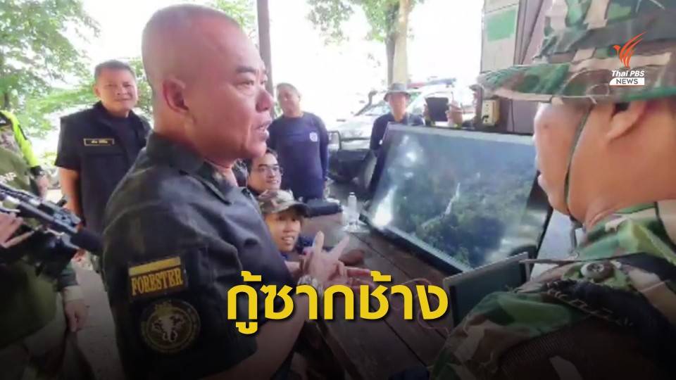 เตรียมกู้ซากช้าง 2 ตัวออกจากชั้น 5 น้ำตกเหวนรก