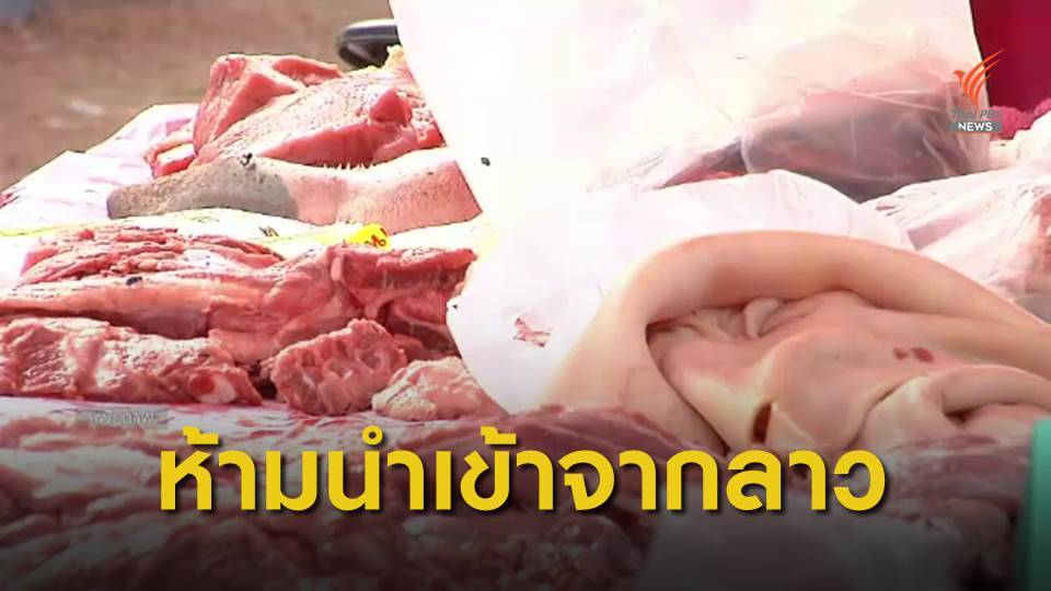 "ปศุสัตว์" สั่งชะลอนำเข้าหมูจากลาว 90 วัน ป้องกันอหิวาต์หมูระบาด