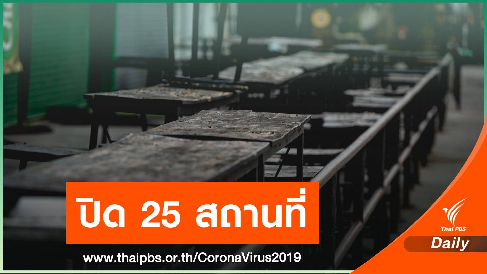เช็กด่วน! กทม.สั่งปิด 25 สถานที่ คุม COVID-19 เริ่มวันนี้
