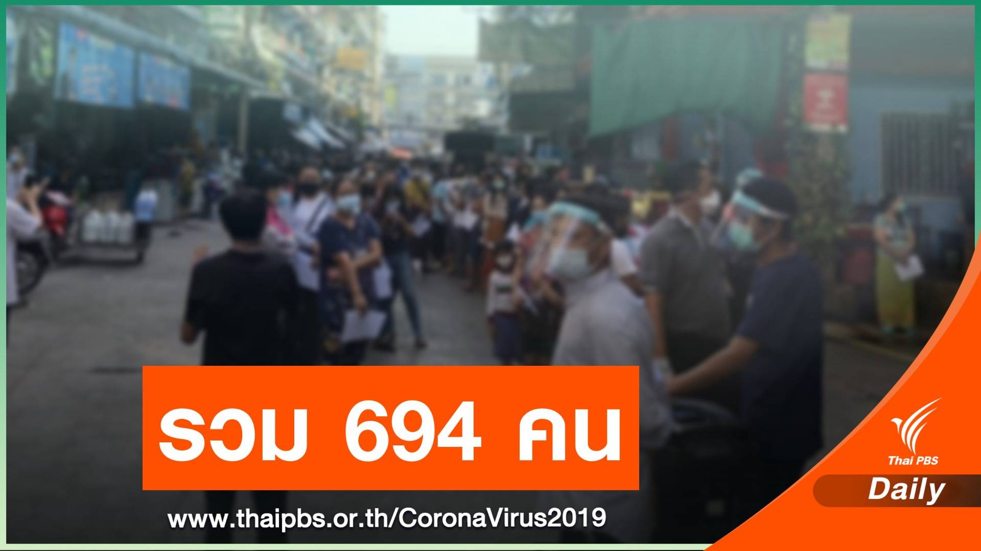 "สมุทรสาคร" เผยผลตรวจพบติดเชื้อ COVID-19 เพิ่ม 146 คน