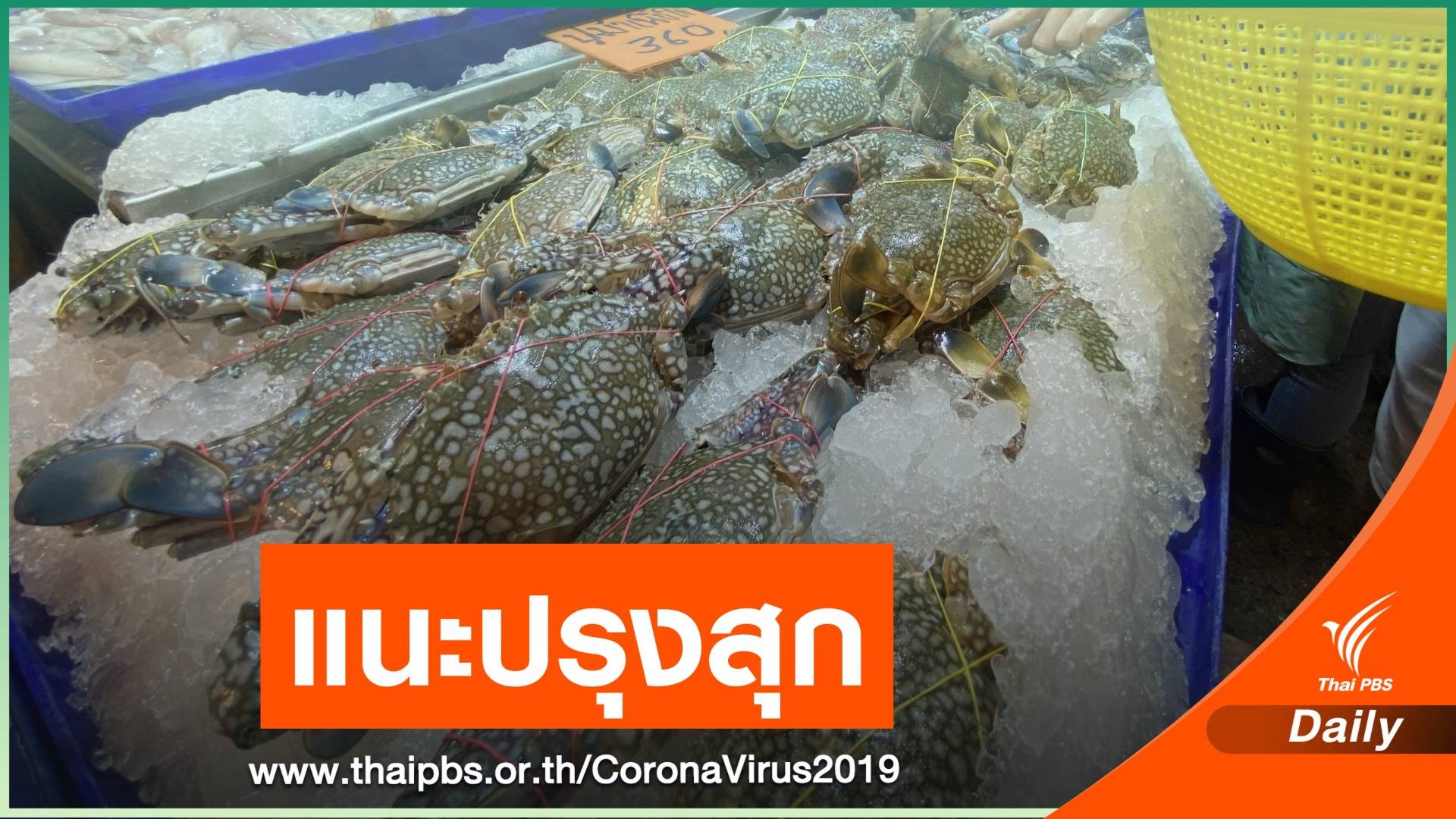 ชี้ "อาหารทะเล" ตลาดสมุทรสาคร ยังกินได้เสี่ยง COVID-19 น้อย