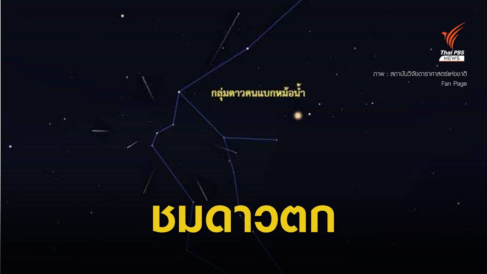 ชม "ฝนดาวตกอีตาอควอริดส์" คืนวันวิสาขบูชา