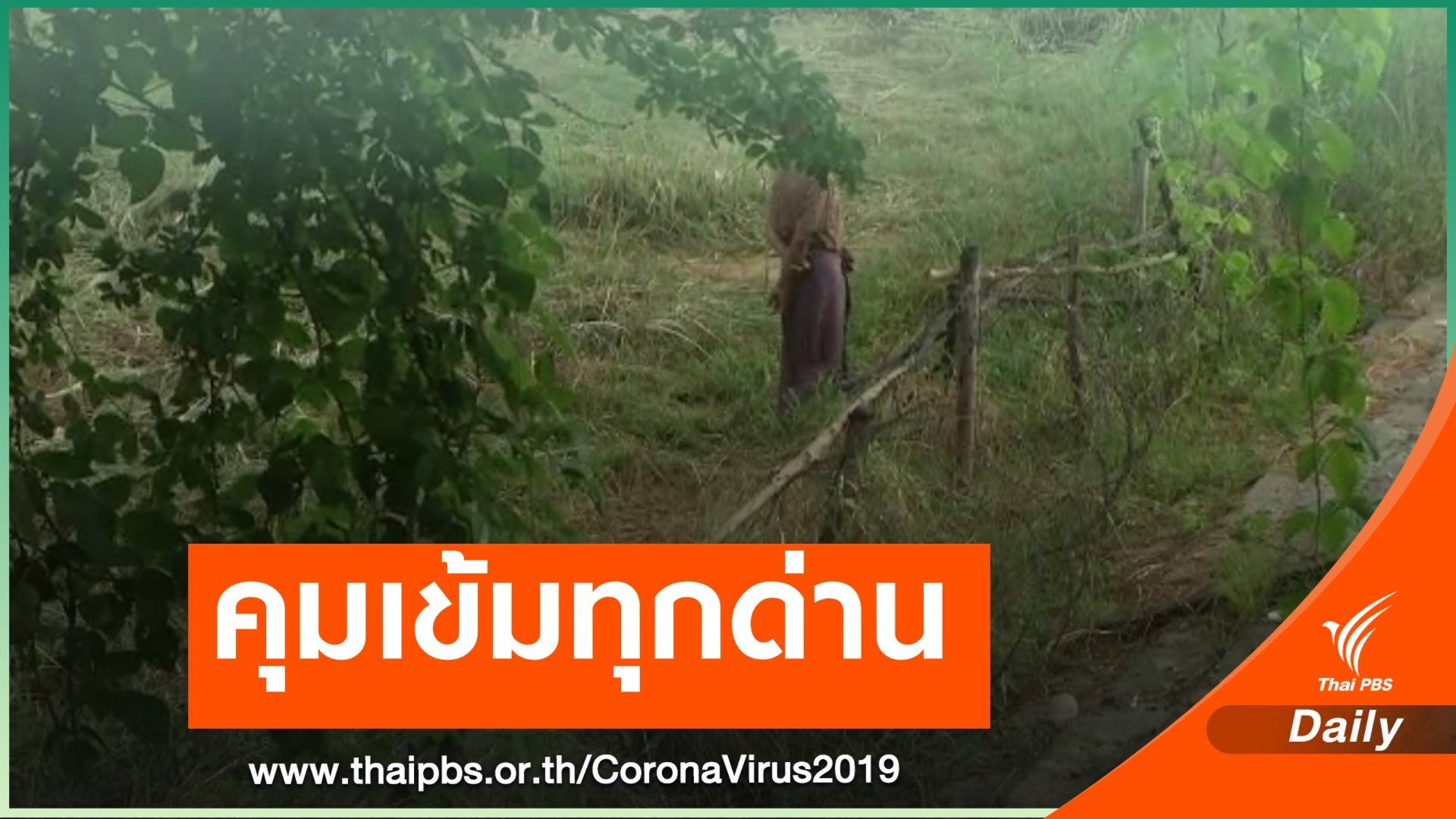 คุมเข้มชายแดนไทย สกัดแรงงานลอบเข้าเมือง ป้องกัน COVID-19