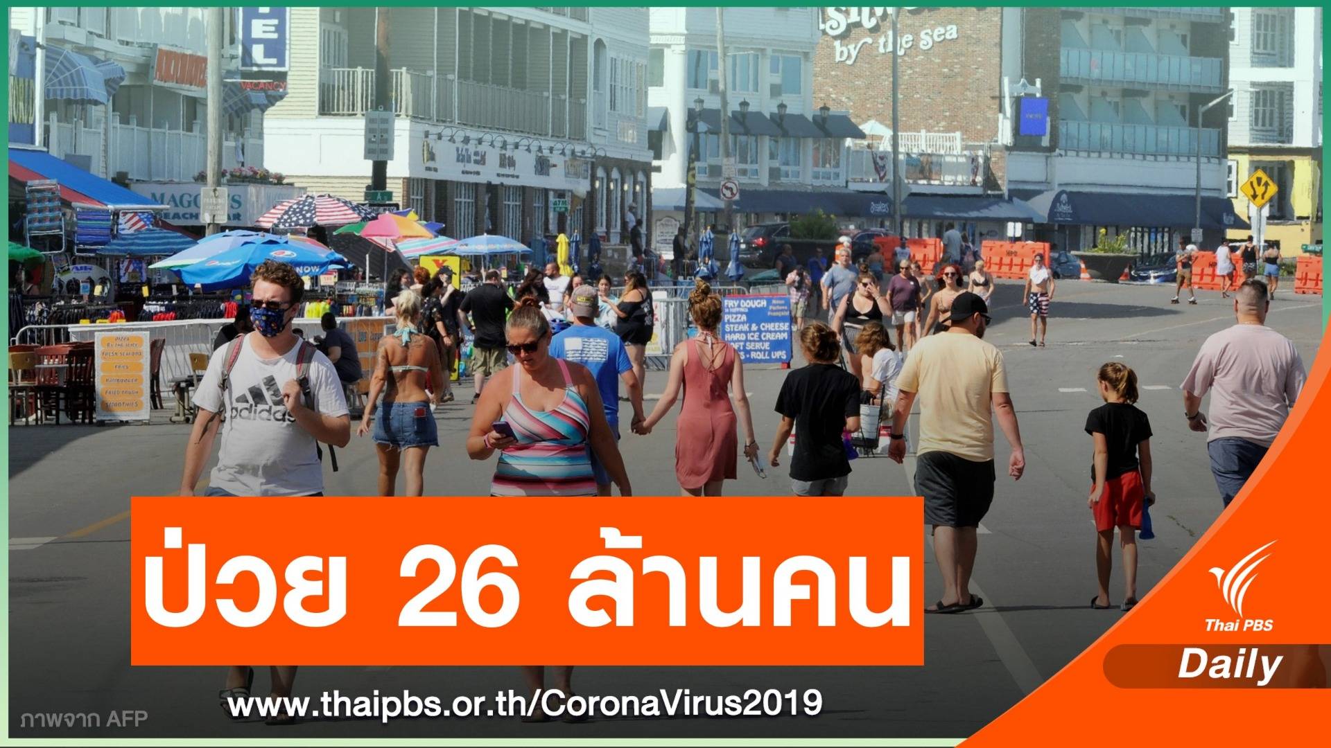 ทั่วโลกติดเชื้อ COVID-19 แตะ 26 ล้านคน เสียชีวิต 8.6 แสนคน