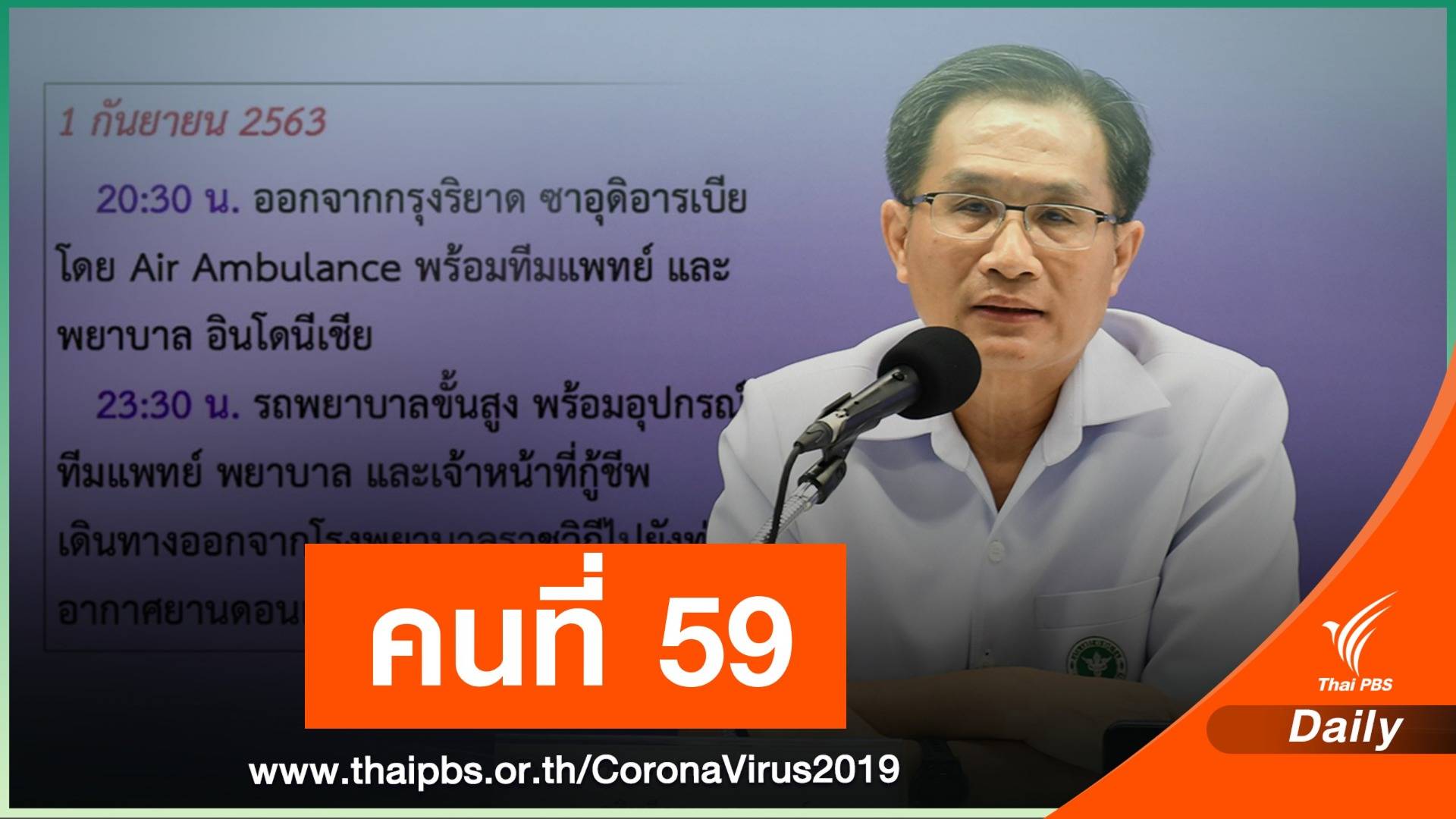 เปิดไทม์ไลน์ "ล่าม" เสียชีวิต COVID-19 คนที่ 59 ของไทย