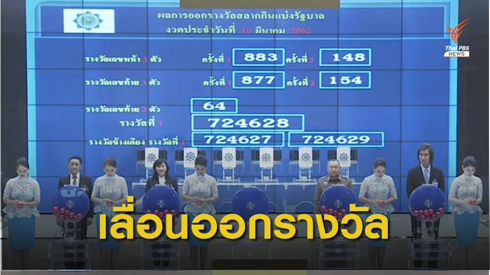 ขอเลื่อนวันออกรางวัล คนไม่กล้าซื้อลอตเตอรี่ 