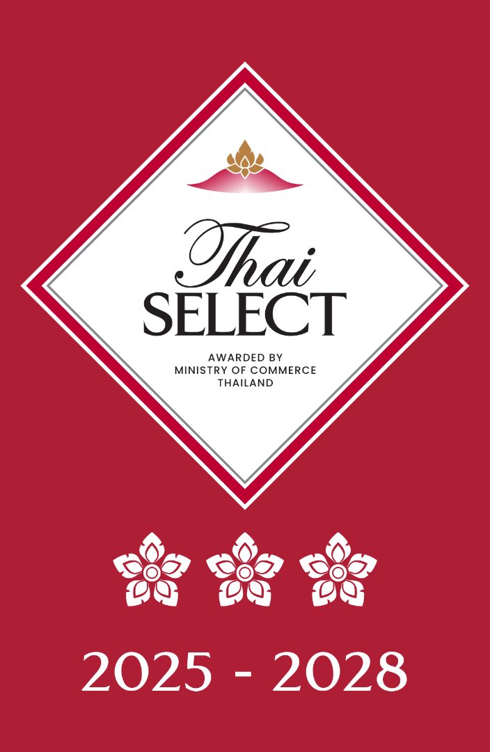 ตราสัญลักษณ์ Thai SELECT 3 ดาว – ร้านอาหารไทยคุณภาพยอดเยี่ยมระดับพรีเมียม