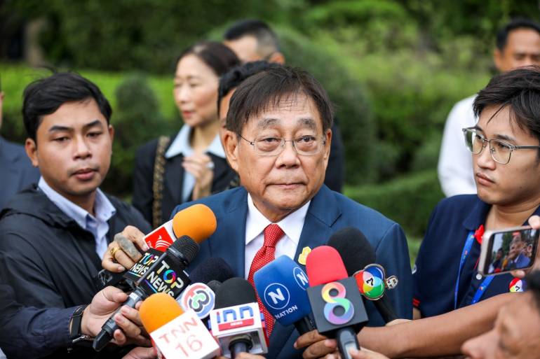 นายพิชัย ชุณหวชิร รองนายกรัฐมนตรี และรัฐมนตรีว่าการกระทรวงการคลัง ในฐานะหัวหน้าคณะเจรจาภาษีกับสหรัฐฯ