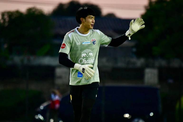 ตี๋ บุญเกียรติ วงค์ษาแจ่ม ผู้รักษาประตูทีมชาติไทย ภาพ : ฟุตบอลทีมชาติไทย