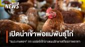 เปิดนำเข้าพ่อแม่พันธุ์ไก่ “รมว.เกษตรฯ”ถก บอร์ดไข่ไก่วางแผนรักษาเสถียรภาพราคา 