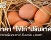 "ไข่ไก่" ปรับราคาหน้าฟาร์มขึ้น 20 สตางค์ เป็นฟองละ 3.50 บาท