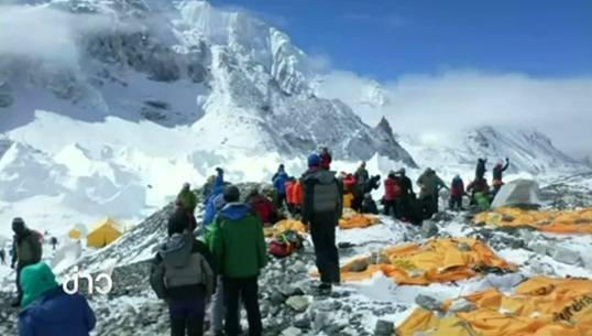 นักปีนเขาเล่าเหตุการณ์หิมะถล่มจากแผ่นดินไหวในเนปาล