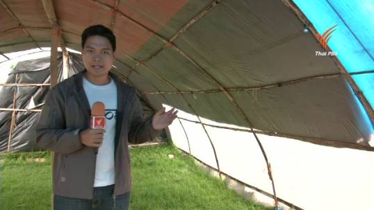 บ้านพักชั่วคราวผู้ประสบภัยแผ่นดินไหวที่เนปาล