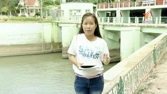 ชาวบ้านกังวลตลิ่งทรุดเพิ่ม หลังระดับน้ำในแม่น้ำน้อยลดระดับลง