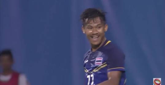 "เจนรบ" เหมา 2 ประตูช่วยทีมชาติไทย ถล่ม บรูไน 5-0 ในซีเกมส์