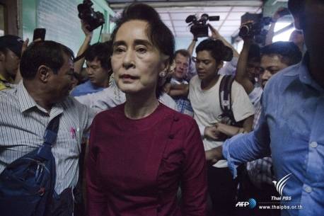 กกต.เมียนมาประกาศ "ออง ซาน ซู จี" ชนะการเลือกตั้งในย่างกุ้ง