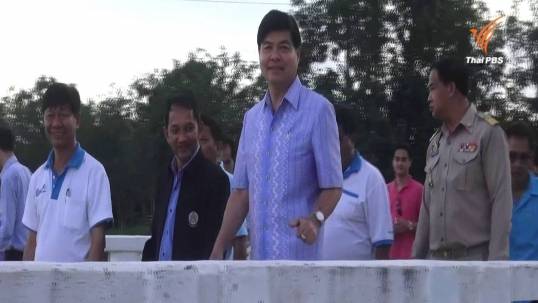 ผู้ว่าฯระยองตรวจอ่างเก็บน้ำ "ประแสร์" ระบุน้ำไม่ล้นอ่าง รับมือภัยแล้งน้ำท่วม