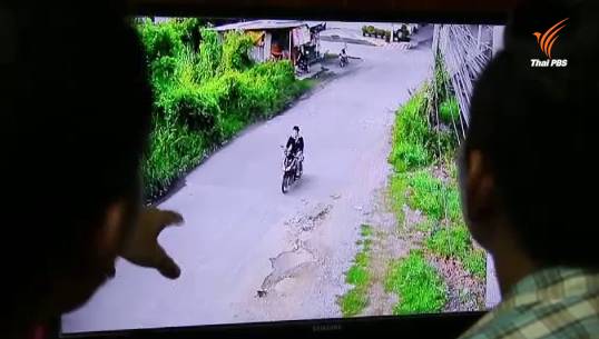 ตร.สอบปากคำเจ้าของป้ายทะเบียนรถจยย.ที่ใช้ปล้นรถขนเงิน จ.นครสวรรค์