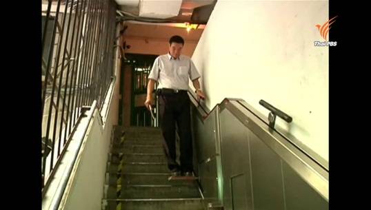 บันไดเลื่อนขึ้นได้ครั้งละ 1 คนในมณฑลกวางตุ้งของจีน