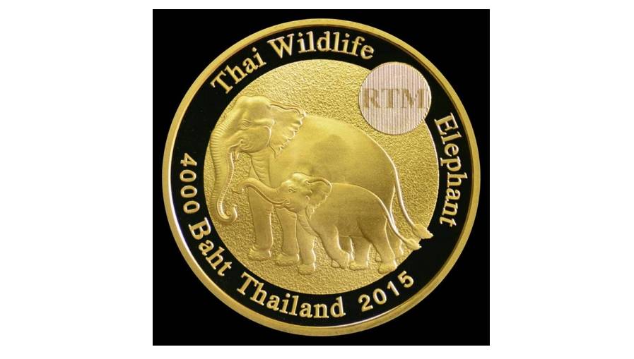  กรมธนารักษ์จัดทำเหรียญกษาปณ์ที่ระลึกช้างไทย