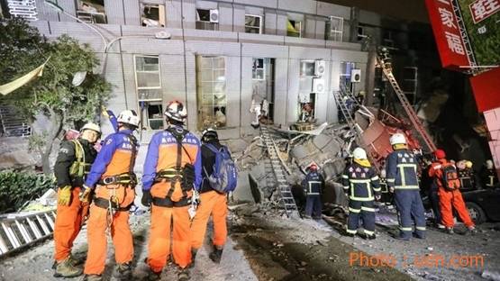 ด่วน ! แผ่นดินไหวขนาด 6.4 ที่ไถหนาน เกาะไต้หวัน