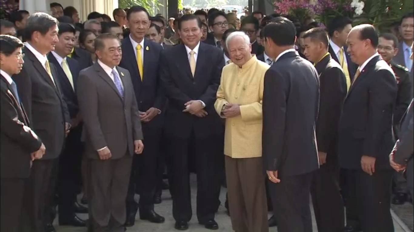 พล.อ.เปรมให้โอวาทปีใหม่ ย้ำ"ทำดี-สามัคคี"