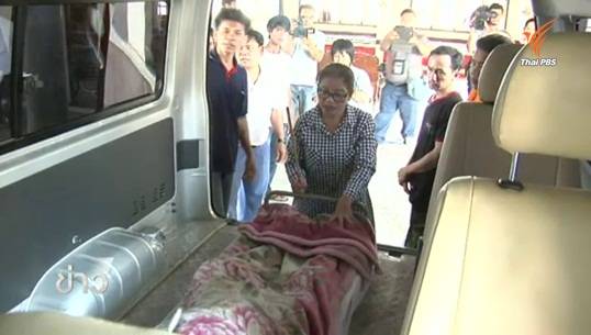 ครอบครัวจัดพิธีรดน้ำศพ "สีหนุ่ม เชิญยิ้ม" ตั้งสวดอภิธรรม 9 คืนที่วัดนาบุญ