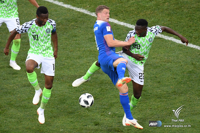 22 มิ.ย.2561 ฟุตบอลโลก 2018 กลุ่มดี นัดที่ 2 ไนจีเรีย ชนะ ไอซ์แลนด์ 2-0 