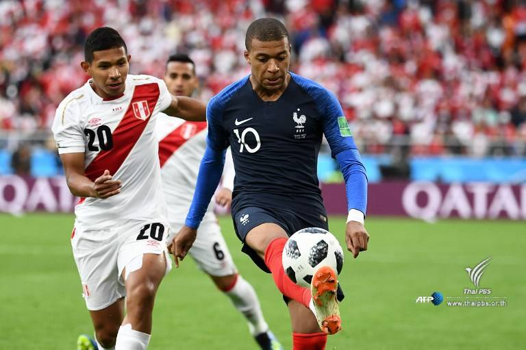 21 มิ.ย.2561 ฟุตบอลโลก 2018 กลุ่มซี นัดที่ 2 ฝรั่งเศส ชนะ เปรู 1-0 
