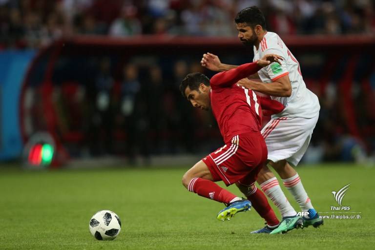 20 มิ.ย.2561 ฟุตบอลโลก 2018 กลุ่มบี นัดที่ 2 อิหร่าน แพ้ สเปน 0-1 