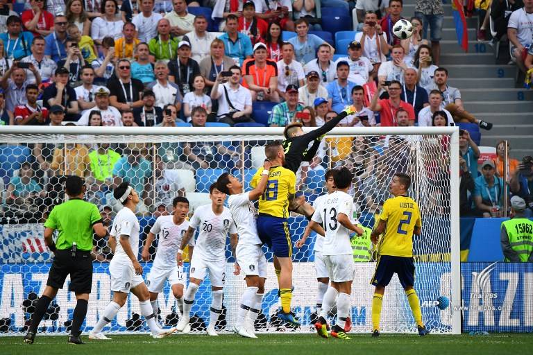 18 มิ.ย.2561 ฟุตบอลโลก 2018 กลุ่มเอฟ นัดแรก สวีเดน ชนะ เกาหลีใต้ 1-0 