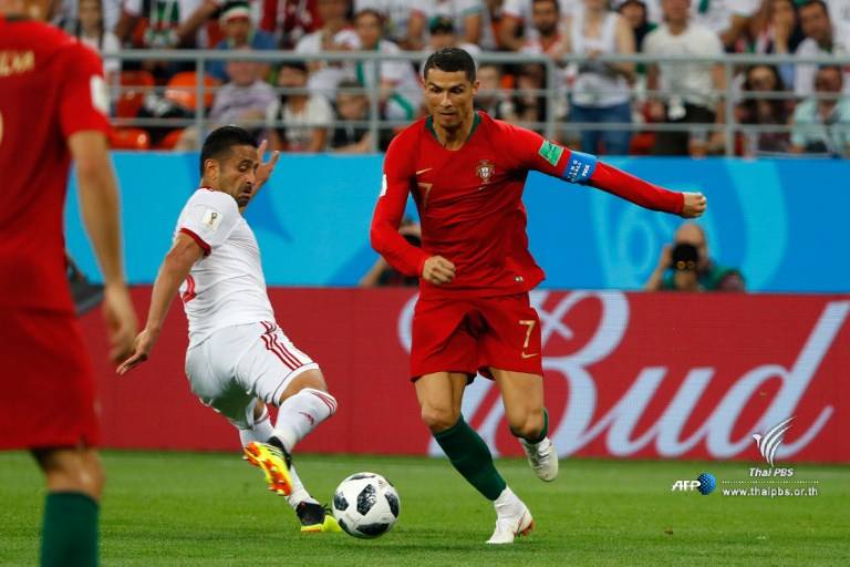 25 มิ.ย.2561 ฟุตบอลโลก 2018 กลุ่มบี นัดที่ 3 อิหร่าน เสมอ โปรตุเกส 1-1 