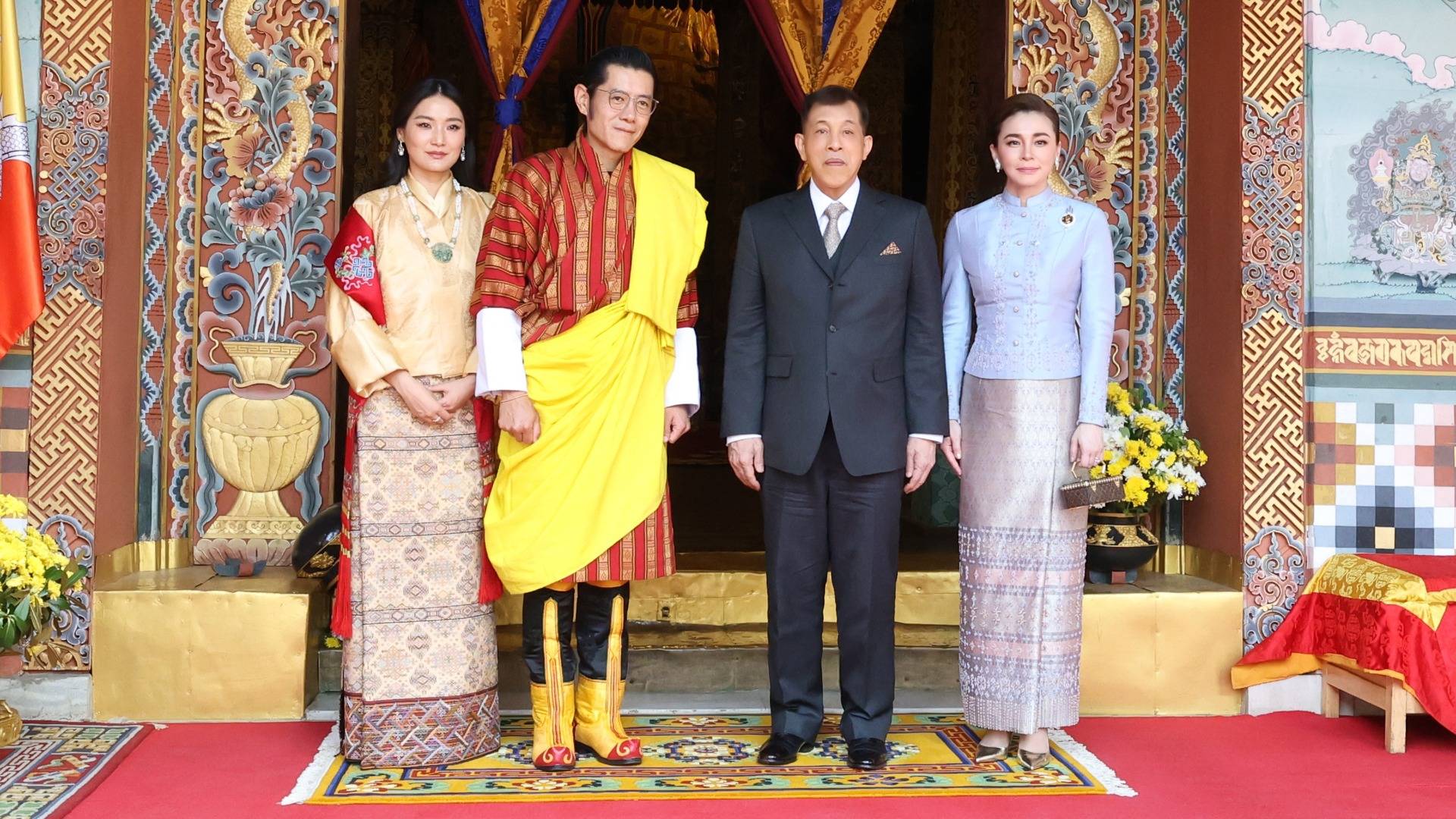 ประมวลภาพพระราชกรณียกิจ “ในหลวง-พระราชินี” เสด็จฯ เยือนภูฏาน
