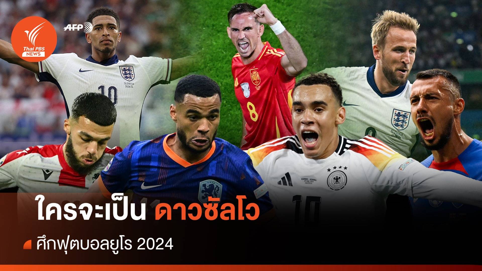 ใครจะเป็น "ดาวซัลโว" ศึกฟุตบอลยูโร  2024
