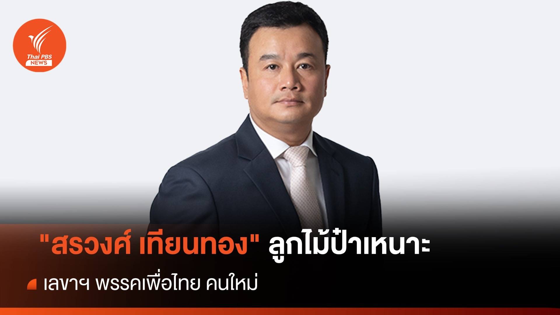 เลขาฯพท.คนใหม่ "สรวงศ์ เทียนทอง" ลูกไม้ป๋าเหนาะ