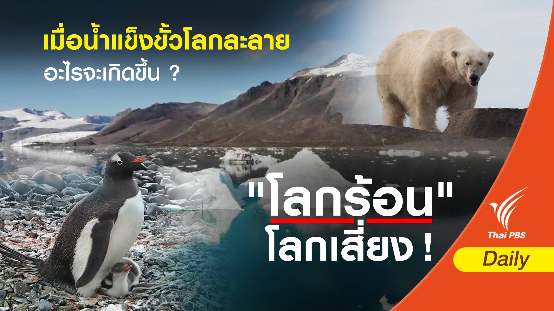 เมื่อน้ำแข็งขั้วโลกละลาย อะไรจะเกิดขึ้น ?