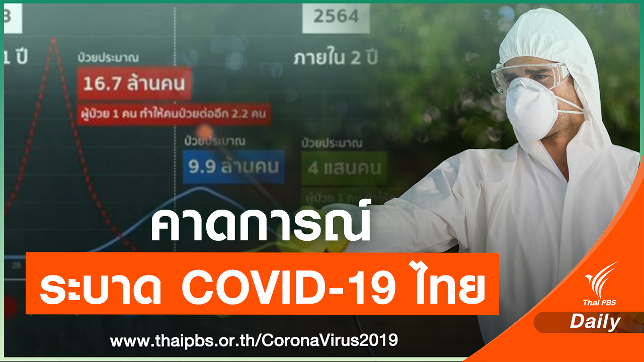 3 โมเดล คาดการณ์ 2 ปีเลวร้ายสุด ไทยอาจป่วยถึง 16.7 ล้านคน