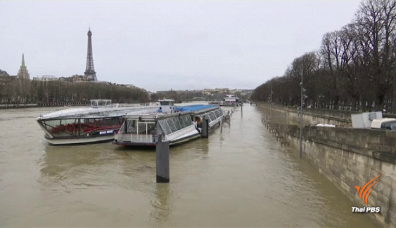 คาดน้ำท่วมกรุงปารีสรุนแรงเท่าปี 2559