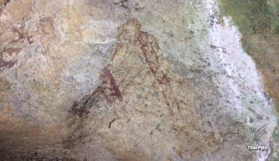 สำรวจถ้ำมโนราห์ แหล่งภาพเขียนสีโบราณ 3,000 ปี 