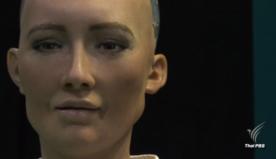 เปิดตัวหุ่นแอนดรอยด์ในงานเทคโนโลยีที่ฮ่องกง 