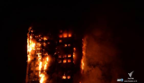 "อังกฤษ" เร่งอพยพประชาชนหนีไฟไหม้ตึกในลอนดอน