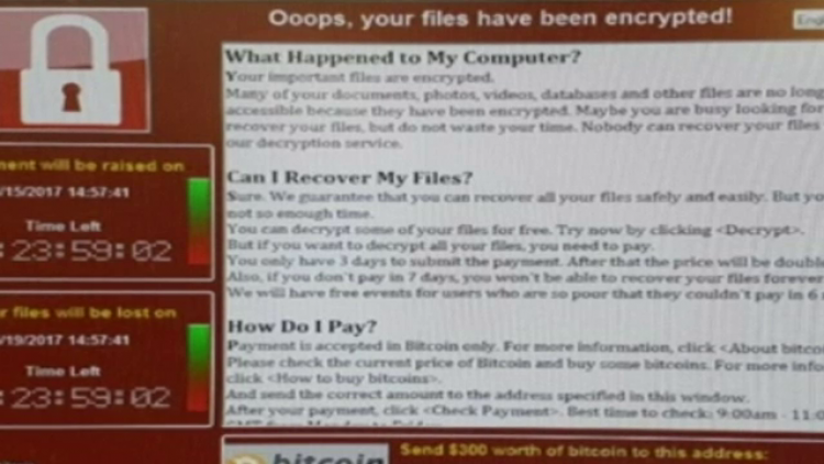 ไวรัสเรียกค่าไถ่ WannaCry โจมตีหน่วยงานและบริษัท 74 ประเทศทั่วโลก