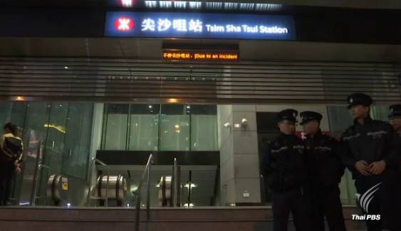 ชายวัย 60 ปี จุดไฟเผาตัวเองในรถไฟใต้ดินฮ่องกง บาดเจ็บ 17 คน