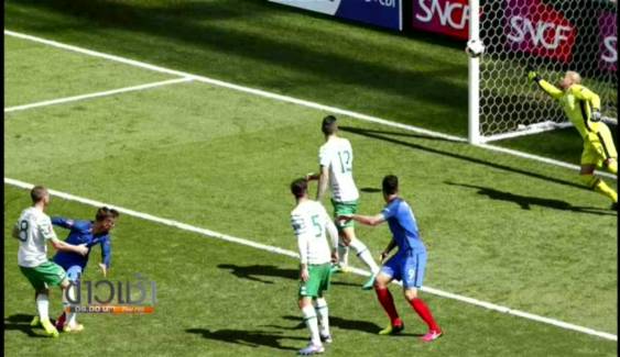 "กรีซมันน์" เหมา 2 ประตู ช่วยฝรั่งเศสพลิกชนะไอร์แลนด์ 2-1 ลิ่ว 8 ทีม