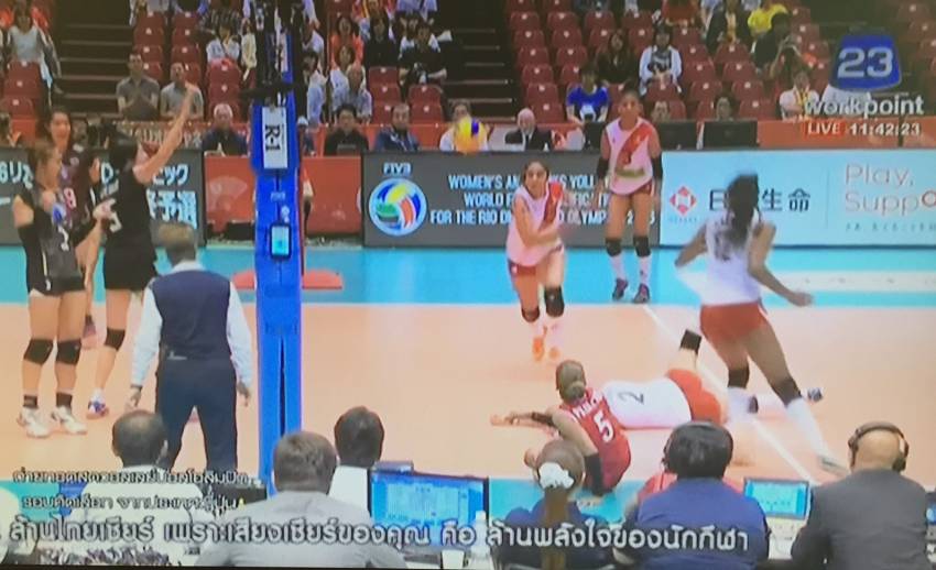 มือตบลูกยางสาวไทยทิ้งท้ายยอดเยี่ยมชนะเปรู 3 เซตรวด แม้ไม่ได้ไปโอลิมปิก 2016 