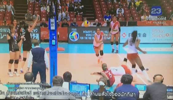 มือตบลูกยางสาวไทยทิ้งท้ายยอดเยี่ยมชนะเปรู 3 เซตรวด แม้ไม่ได้ไปโอลิมปิก 2016 