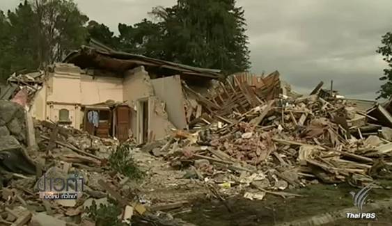 ผู้นำนิวซีแลนด์ตรวจพื้นที่แผ่นดินไหวเกาะใต้ เสียหายแล้ว 2-3 พันล้านดอลลาร์