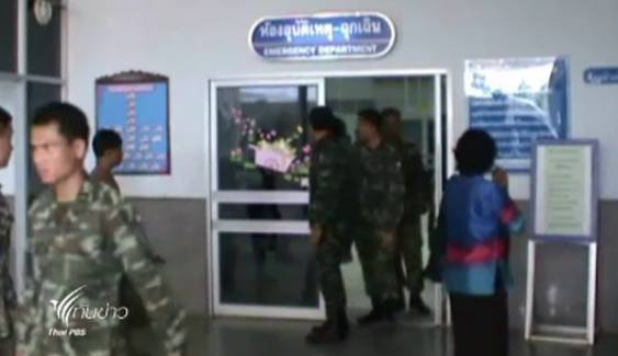 หทารเหยียบกับระเบิด บริเวณชายแดนไทย-กัมพูชา จ.ศรีษะเกษ ทำให้บาดเจ็บ 1 คน